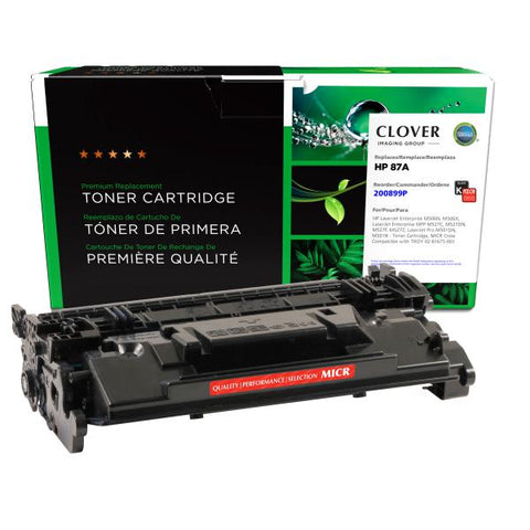 Clover Technologies Group, LLC Remanufactured MICR Toner Cartridge for HP CF287A