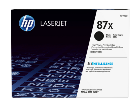 HP 87X (CF287X) High Yield Black Original LaserJet Toner Cartridge (18000 Yield)