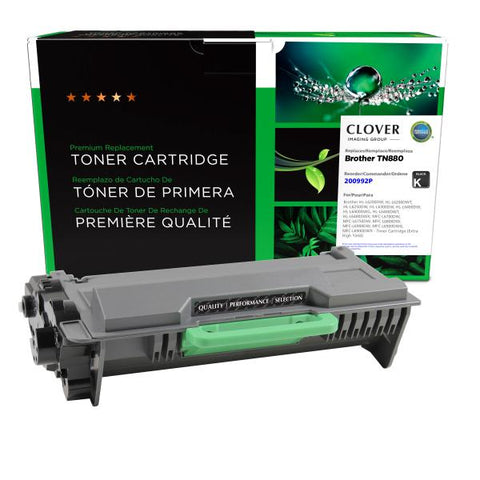 Clover Technologies Group, LLC Clover Imaging Remanufactured Extra High Yield Toner Cartridge for Brother TN880